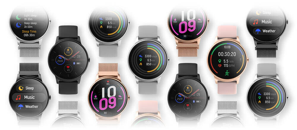 Smartwatch FOREVER Forevive 2 SB-330 ekran bateria czujniki sport zdrowie pojemność rozdzielczość 