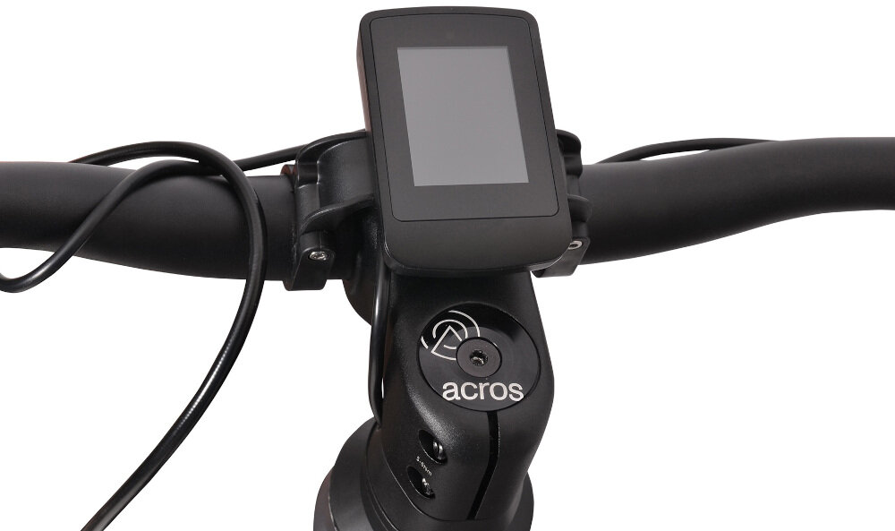Rower elektryczny ATALA B-Cross A3.2 M18 29 cali męski Antracytowo-czarny kierownica marki Sigunm HL Corp ZOOM aluminiowy wspornik niezawodność lekkość trwałość manetki kierownicy antypoślizgowy materiał wyświetlacz LCD