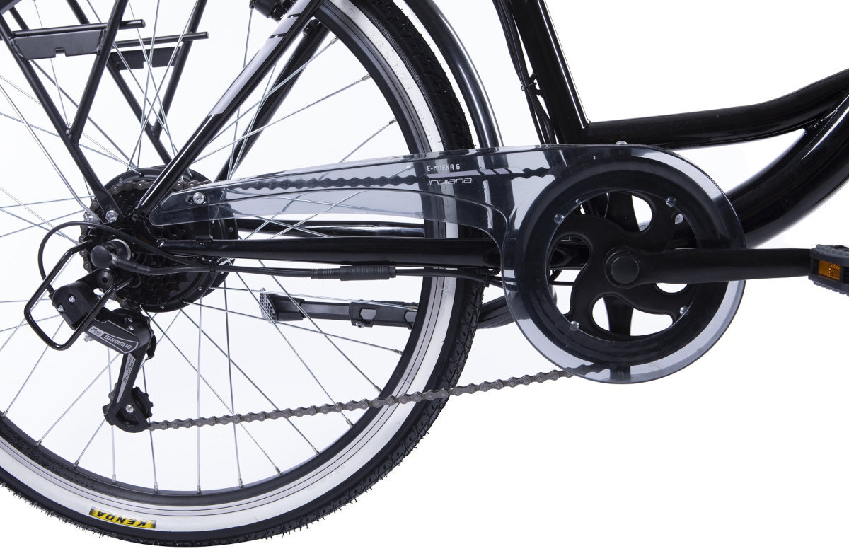ROWER ELEKTRYCZNY MIEJSKI INDIANA E-MOENA 6 trwala rama aluminium odporna na korozje