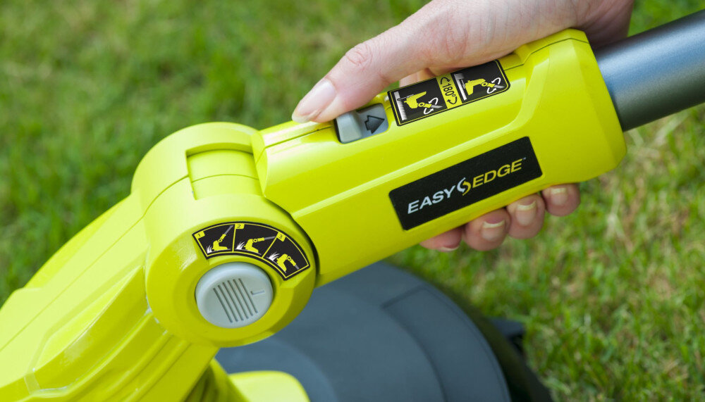 Podkaszarka akumulatorowa RYOBI ONE+ RLT183222S mechanizm EasyEdge zmiana z podkszania na podcinanie