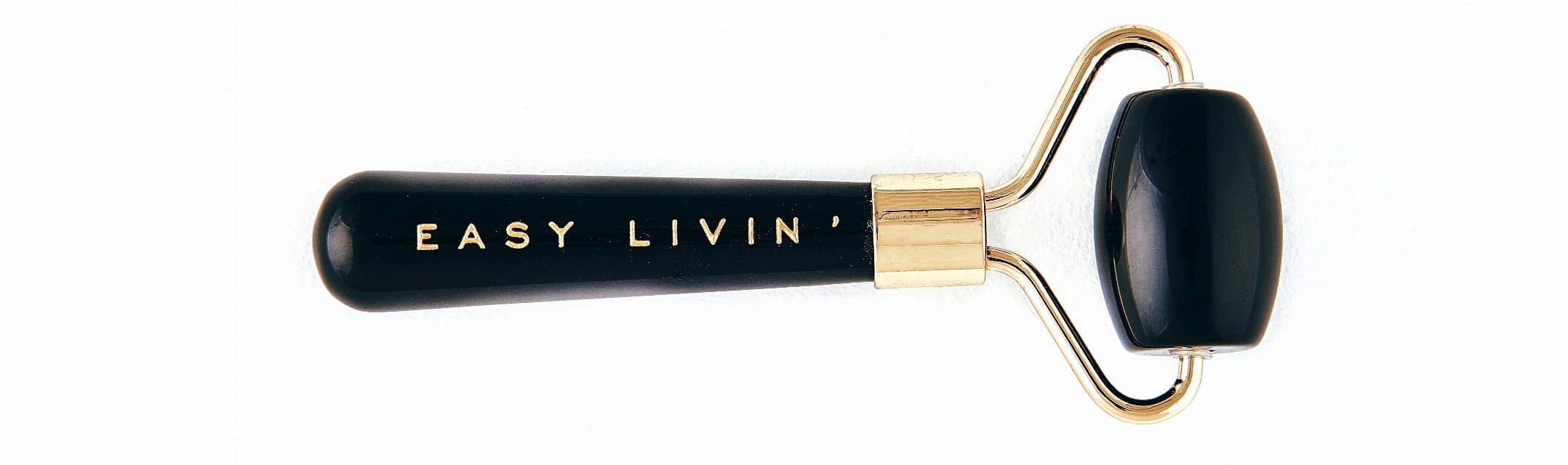 Masażer do twarzy EASY LIVIN Mini Obsydian wyglad design roller konstrukcja