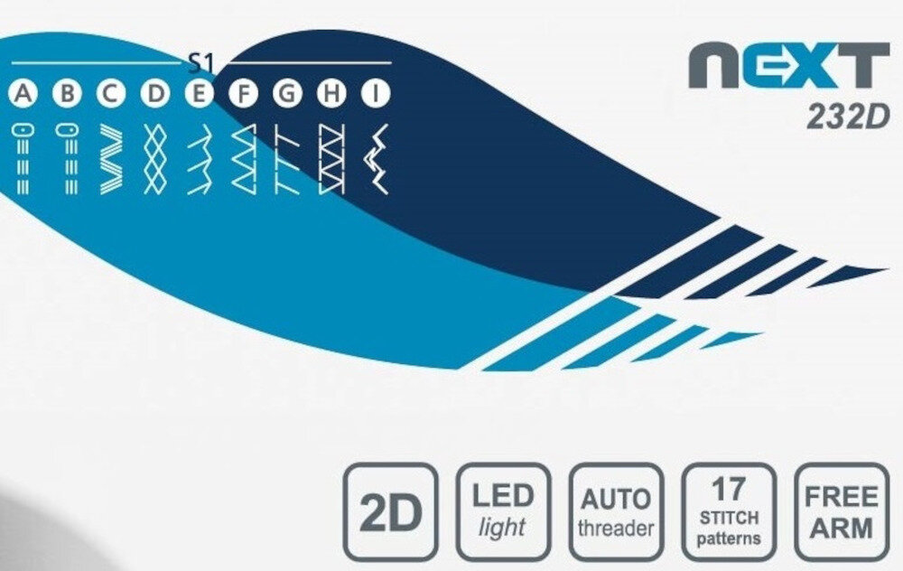 Maszyna do szycia MINERVA Next 232D II funkcje zalety atuty