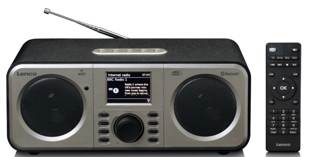 Radio internetowe LENCO DIR-141 - Wielofunkcyjne radio