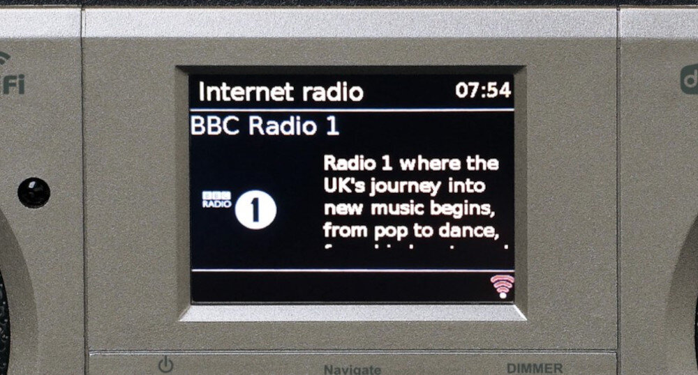 Radio internetowe LENCO DIR-141 - Czytelny wyświetlacz LCD, 2,4 cala