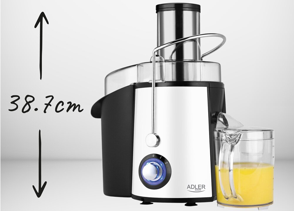 Sokowirówka ADLER AD 4128 funkcjonalność, elegancki wygląd, codziennie świeży sok