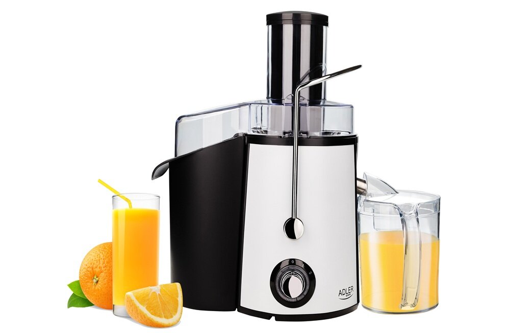 Sokowirówka ADLER AD 4128 proste przygotowanie soków, codzienne dostarczanie witamin i minetałów, bez cukrów i konserwanów