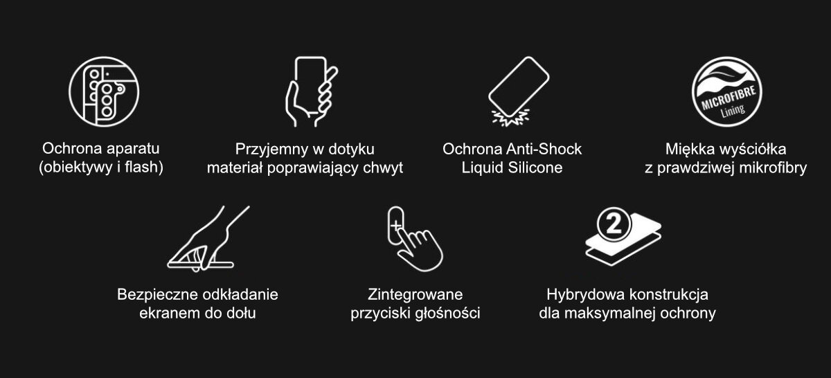 Kolorowe etui Crong Samsung Galaxy S23