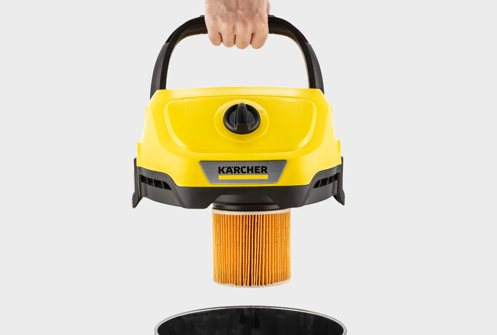 Odkurzacz warsztatowy KARCHER WD 3-18 S Battery Set V-17/20 System zamykania „Pull & Push”