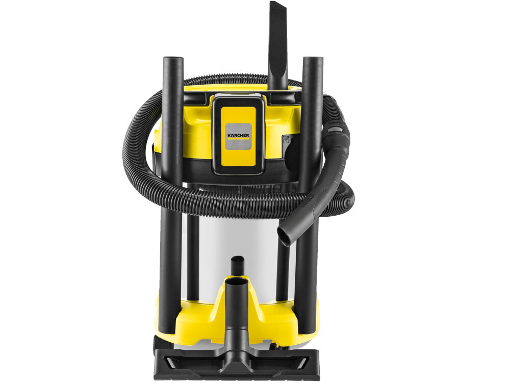 Odkurzacz warsztatowy KARCHER WD 3-18 S Battery Set V-17/20 przechowywanie bezpieczenstwo latwy dostep