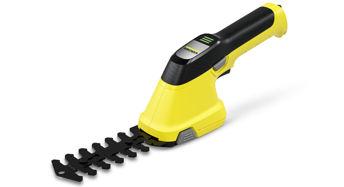 Nożyce do trawy KARCHER GSH 2 Plus 1.445-310.0 akumulatorowe Wyłącznik bezpieczeństwa Pętla na uchwyt