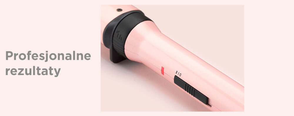 Lokówka BABYLISS Curl&Wave MS750E elementy grzewcze ceramiczna powłoka ułatwienie stylizacji równomierne rozprowadzenie ciepła efektywna stylizacja mniej obciążone włosy zdrowe lśniące pełne blasku włosy 2 stopniowa regulacja temperatury od 180 do 210 stopni dostosowanie ciepła do różnych rodzajów włosów 