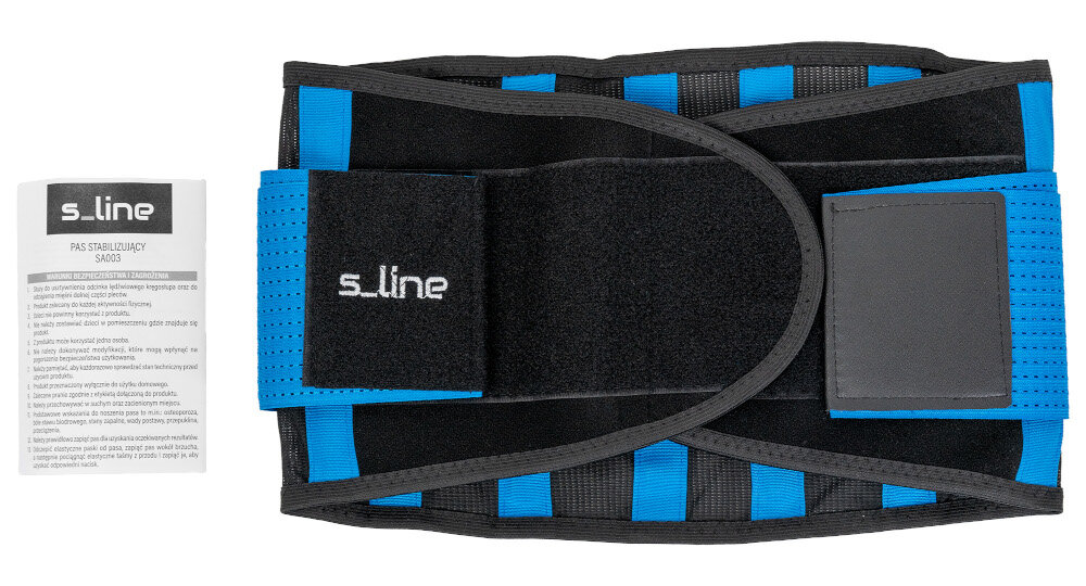 Pas do ćwiczeń S-LINE SA003 (rozmiar S) zestaw dokumentacja