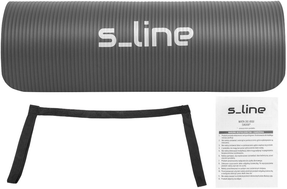 Mata do jogi S-LINE SA006GB Niebieski zestaw pasek na ramie dokumentacja