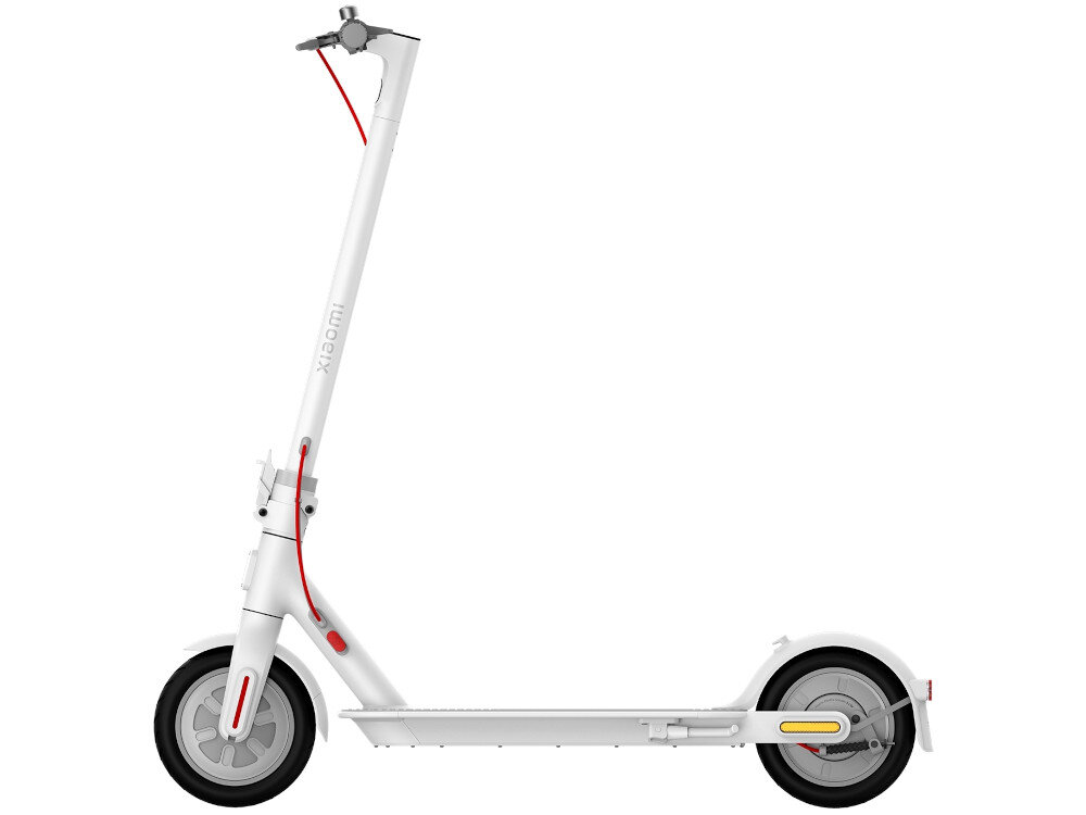 Hulajnoga elektryczna XIAOMI 3 Lite Biały z lekkiego i wysoce wytrzymałego stopu aluminium przemyślany design maksymalne obciążenie do 100 kg