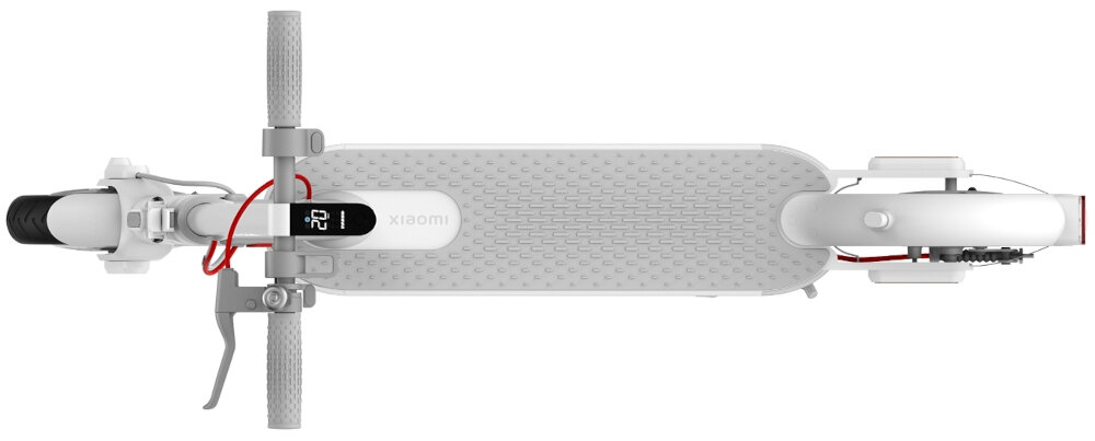 Hulajnoga elektryczna XIAOMI 3 Lite Biały szerszy o 10 mm pokład stabilność komfort bezpieczeństwo podczas jazdy
