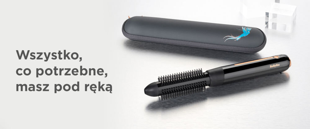Suszarko-lokówka bezprzewodowa BABYLISS 9003U mata rękawica termoochronna komfort bezpieczeństwo tryb uśpienia automatyczne wyłączenie etui podróżne