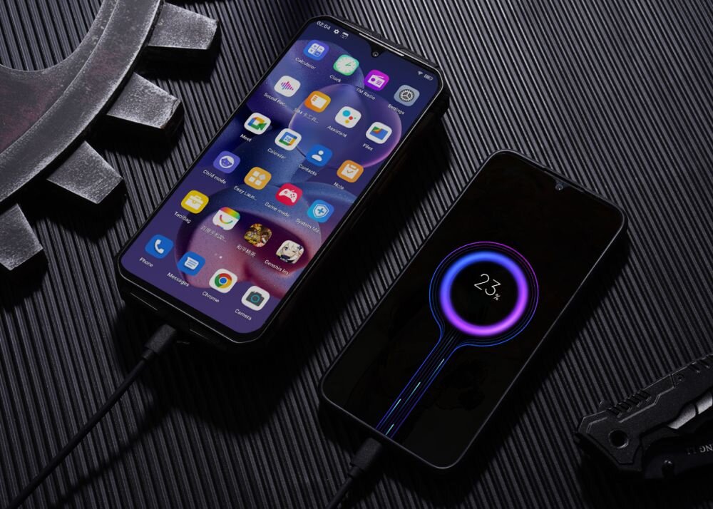 Smartfon DOOGEE V Max   ekran bateria aparat procesor ram pamięć pojemność rozdzielczość zdjęcia filmy opis dane cechy blokady system łączność wifi bluetooth obudowa szkło odporność porty muzyka transfer sieć przekątna matryca waga czujniki oled amoled ips