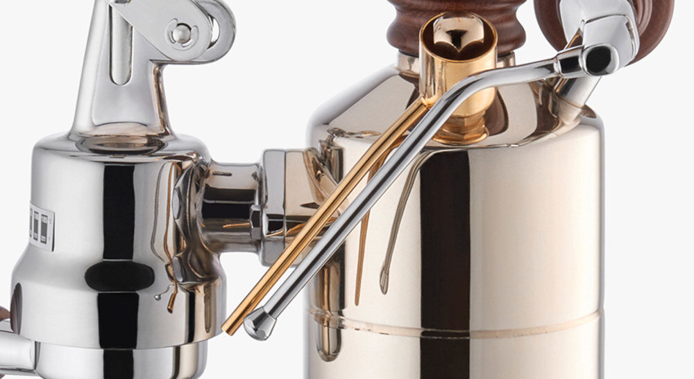 Ekspres LA PAVONI Esperto Competente LPLESC01EU Funkcja Spieniania Mleka Dysza parowa średnica łatwe spienianie mleka cappuccino latte perfekcyjne rezultaty kremowa pianka stalowa konstrukcja