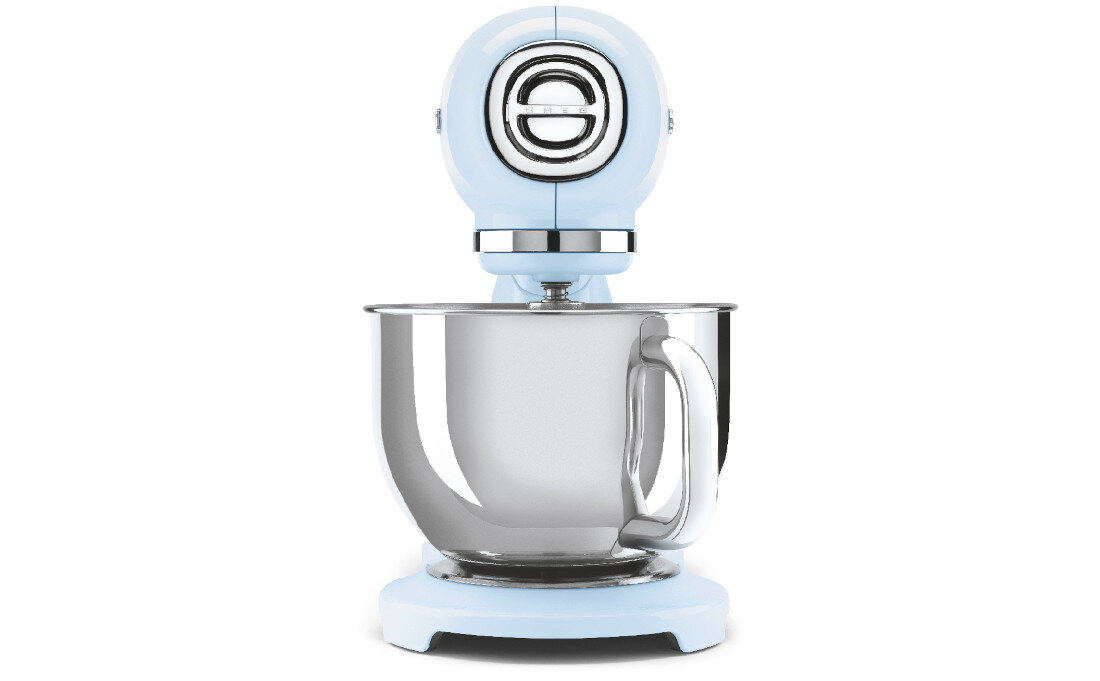 Robot kuchenny planetarny SMEG 50's Style SMF03PBEU 800W Wydajność dopasowana do potrzeb pojemność wygodny uchwyt jajka śmietana możliwości