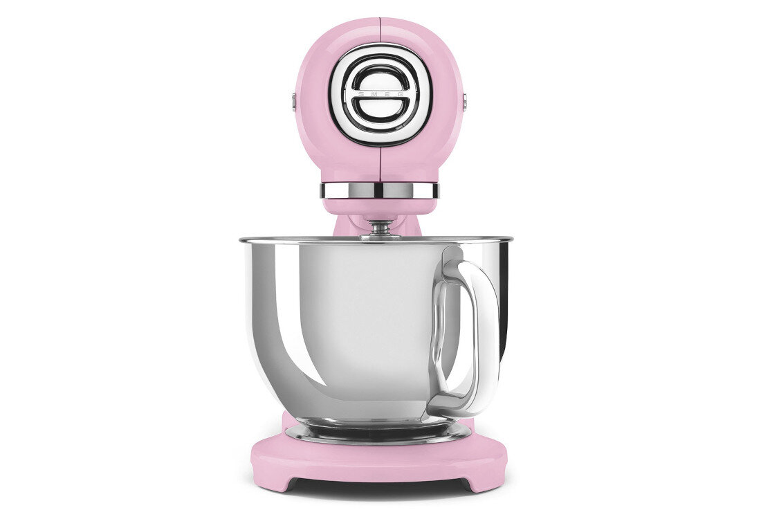 Robot kuchenny planetarny SMEG 50's Style SMF03PKEU 800W Wydajność dopasowana do potrzeb pojemność wygodny uchwyt jajka śmietana możliwości