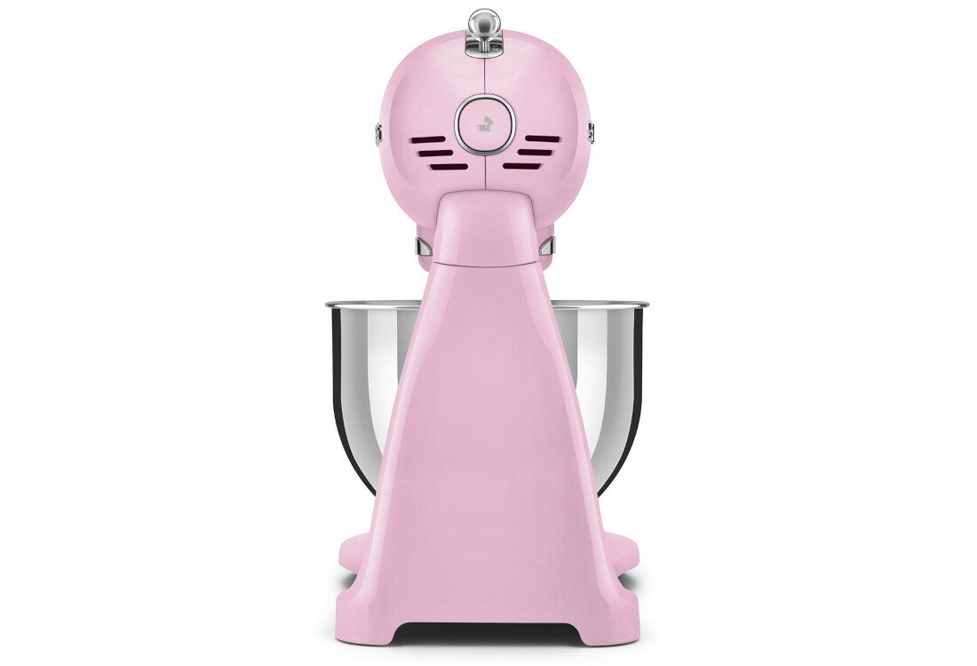 Robot kuchenny planetarny SMEG 50's Style SMF03PKEU 800W Łatwe dopasowanie do przestrzeni Szary przewód zasilający o długości 1 metra ułatwienie dyskrecja Przemyślana konstrukcja solidne wykonanie
