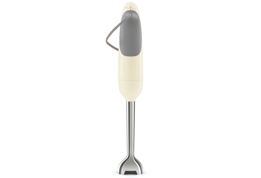 Blender SMEG HBF11CREU Kremowy Ergonomiczna wygoda codziennie Antypoślizgowy uchwyt wyprofilowany korpus komfort i stabilność