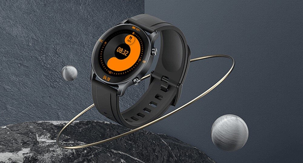 Smartwatch HAYLOU RS3 ekran bateria pasek czujniki zdrowie sport sen serce monitoring ładowanie pojemność rozdzielczość opis cechy dane 