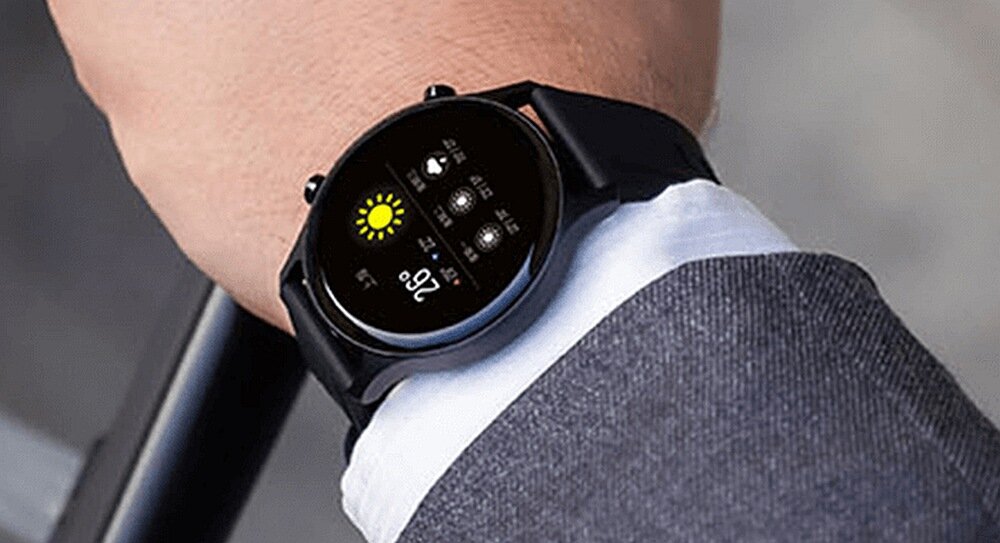 Smartwatch HAYLOU RS3 ekran bateria pasek czujniki zdrowie sport sen serce monitoring ładowanie pojemność rozdzielczość opis cechy dane 