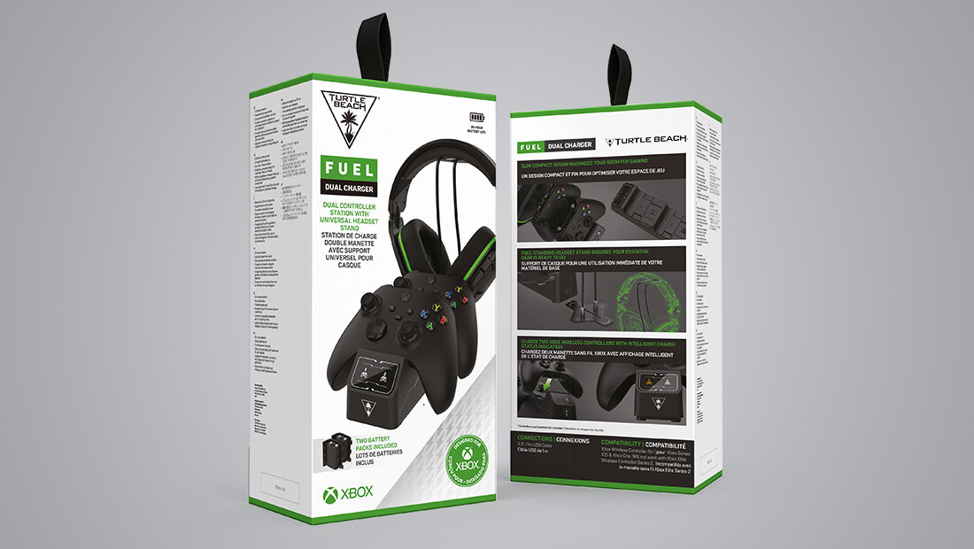 Stacja dokująca TURTLE BEACH do padów Xbox Series X/S + 2 akumulatory zdjęcie stacji lifestyle