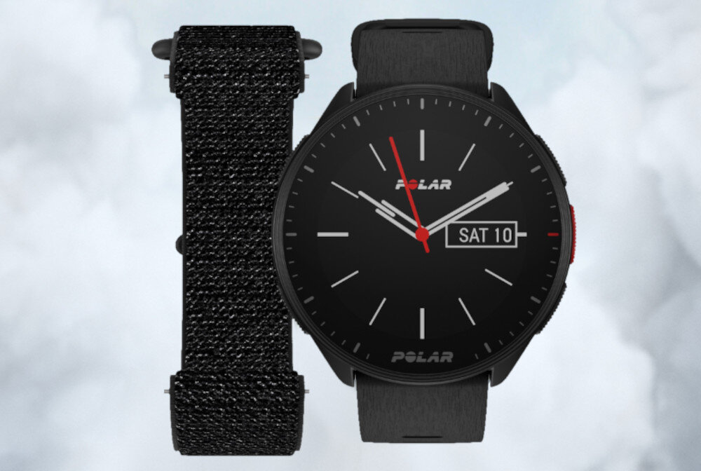 Zegarek sportowy POLAR Pacer S-L czarny + pasek na rzep M-L zastosowanie działanie cechy opis