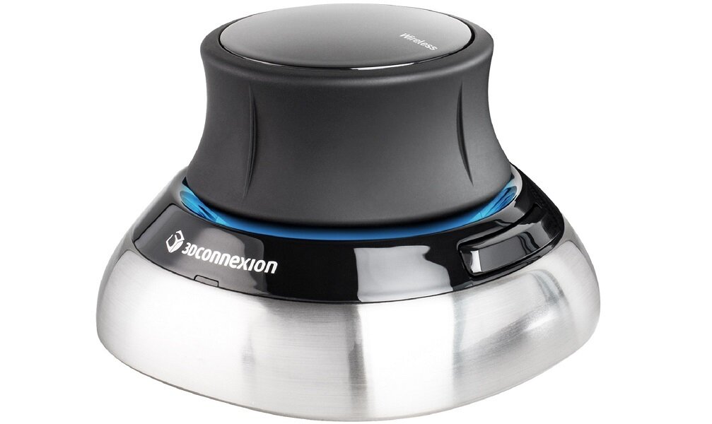 Zestaw 3DCONNEXION SpaceMouse Wireless Kit 2 Najlepsza wydajność Niezawodna mobilność Mysz Technologia Kompatybilność