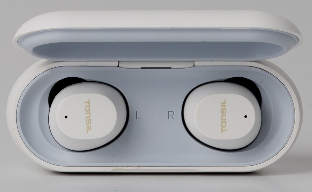 Słuchawki dokanałowe TONSIL T45BT bluetooth anc wygoda komfort czas pracy