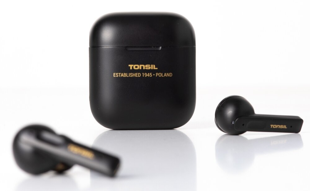 Słuchawki dokanałowe TONSIL T55BT bluetooth anc wygoda komfort czas pracy