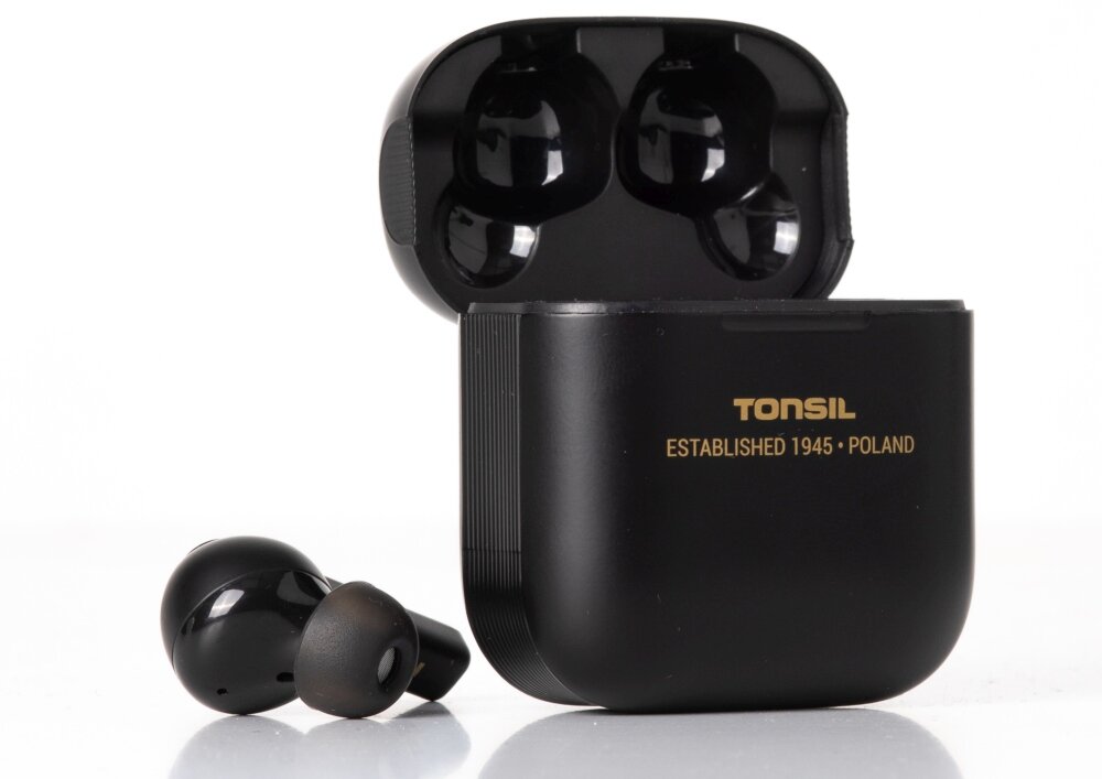 Słuchawki dokanałowe TONSIL T55BT bluetooth anc wygoda komfort czas pracy