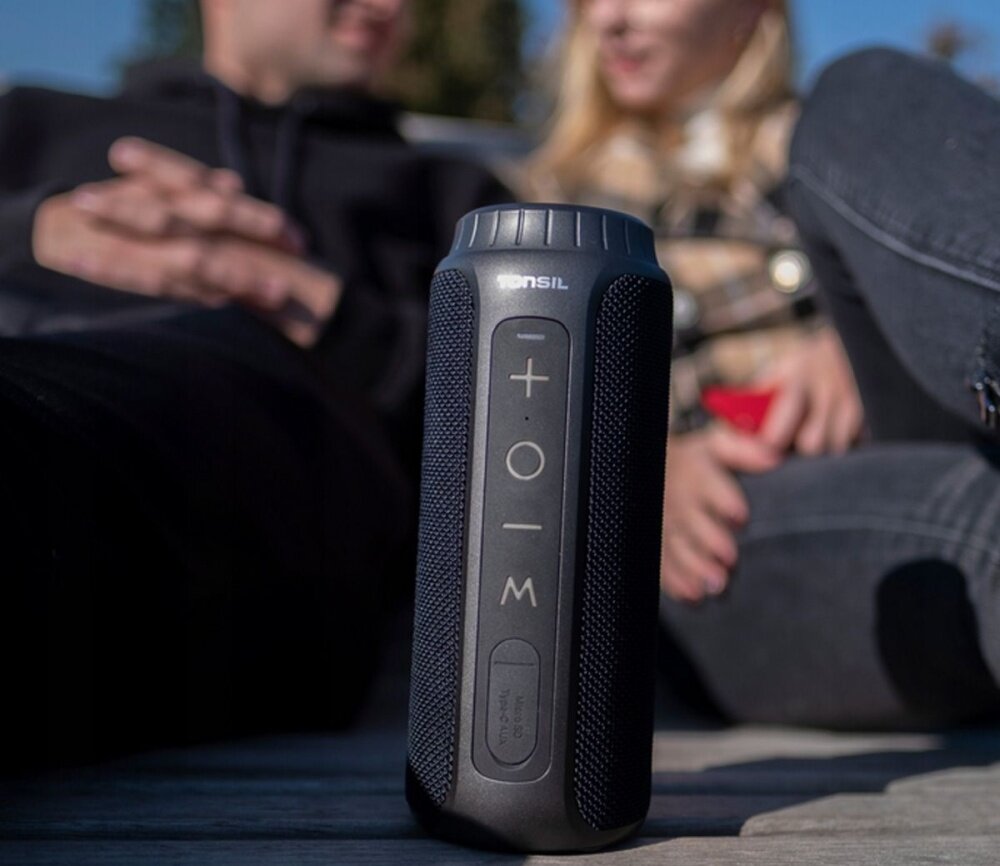 Głośnik mobilny TONSIL Flip 6 praca bluetooth jakość dźwięk funkcja TWS obsługa IPX7 waga