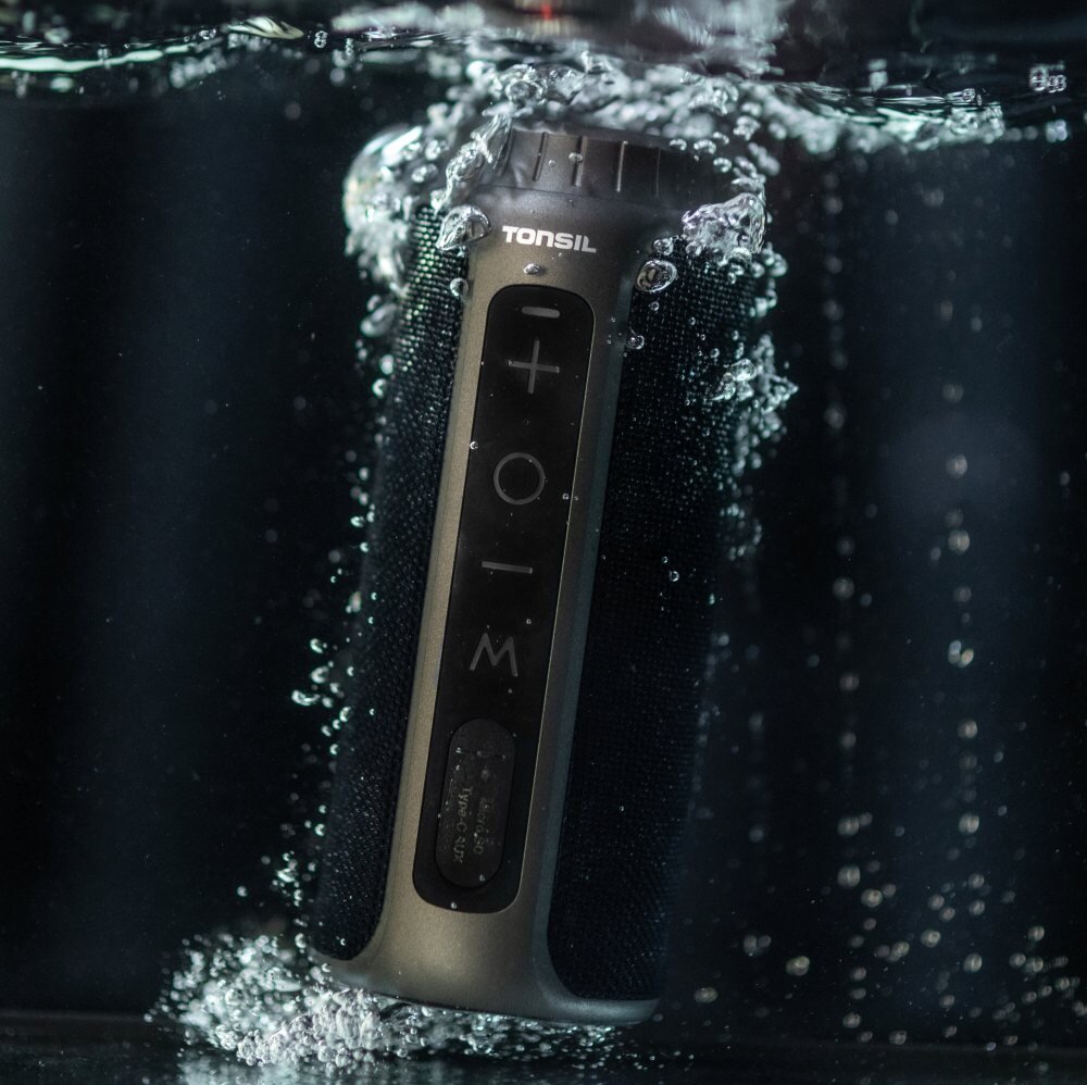 Głośnik mobilny TONSIL Flip 6 praca bluetooth jakość dźwięk funkcja TWS obsługa IPX7 waga