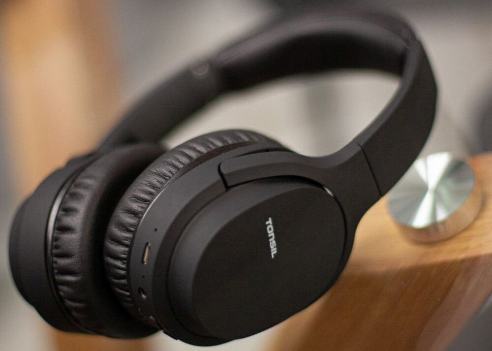 Słuchawki nauszne TONSIL R45BTdźwięk redukcja szumów bluetooth połączenia głosowe dopasowanie sterowanie