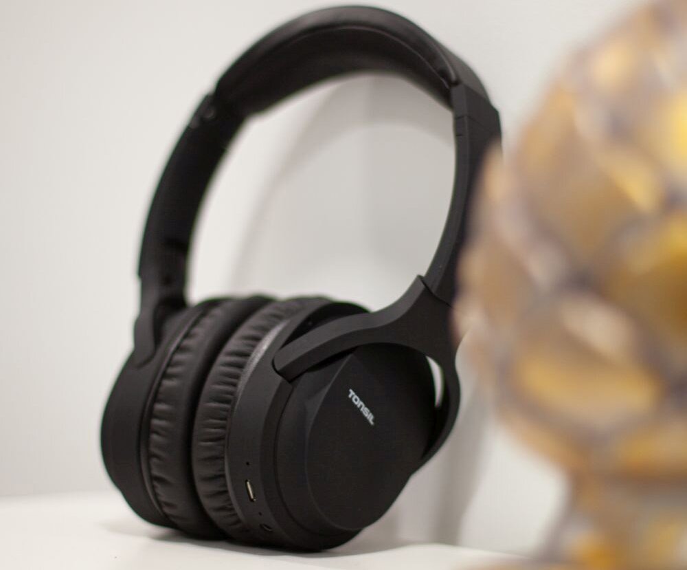 Słuchawki nauszne TONSIL R45BTdźwięk redukcja szumów bluetooth połączenia głosowe dopasowanie sterowanie