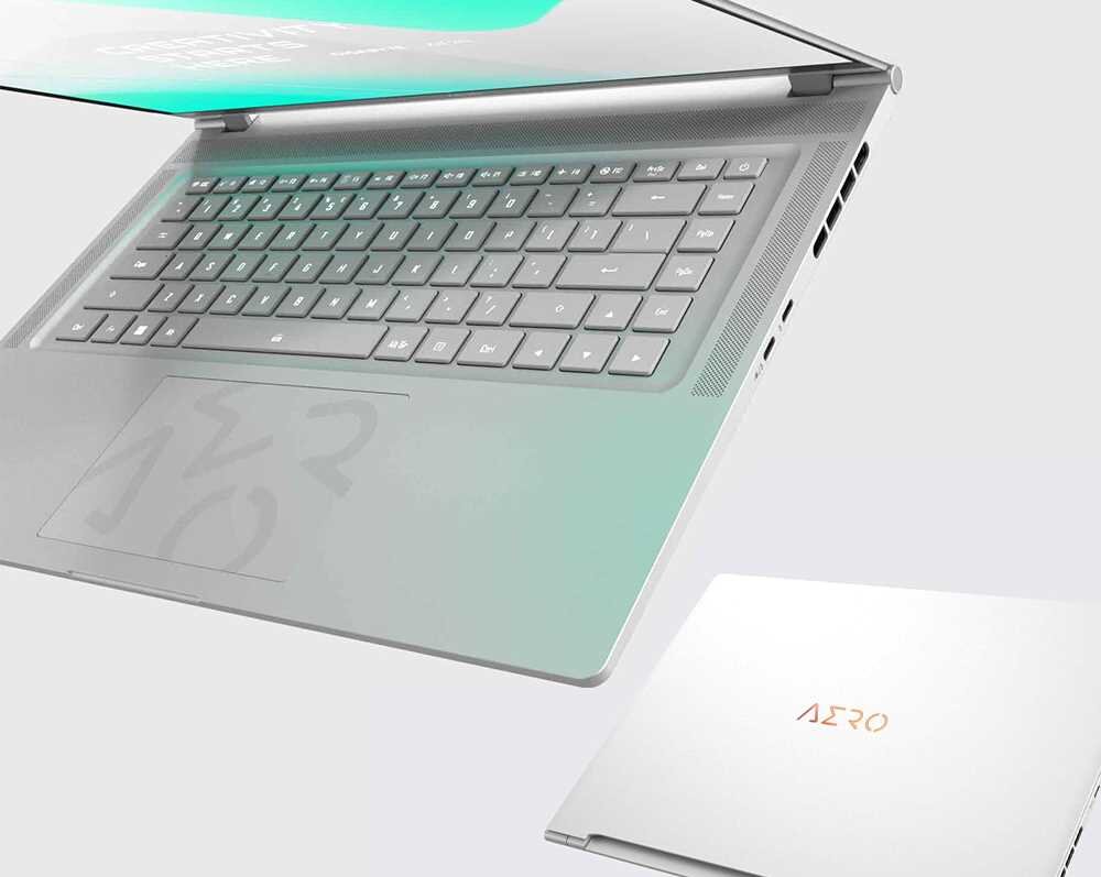 Laptop GIGABYTE Aero - Konstrukcja