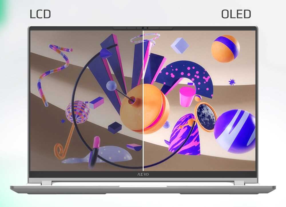 Laptop GIGABYTE Aero - Ekran