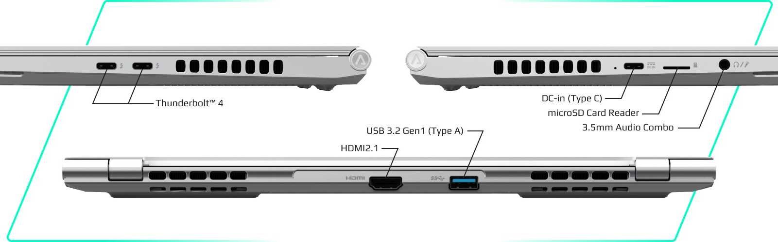 Laptop GIGABYTE Aero - Thunderbolt 4USB