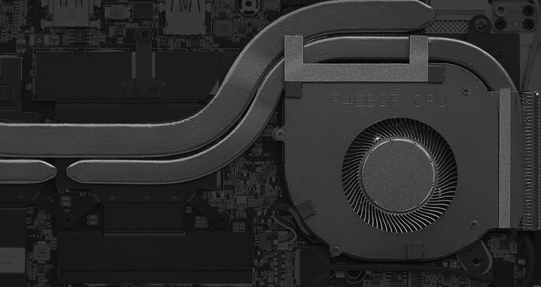 Laptop GIGABYTE Aero - Chłodzenie