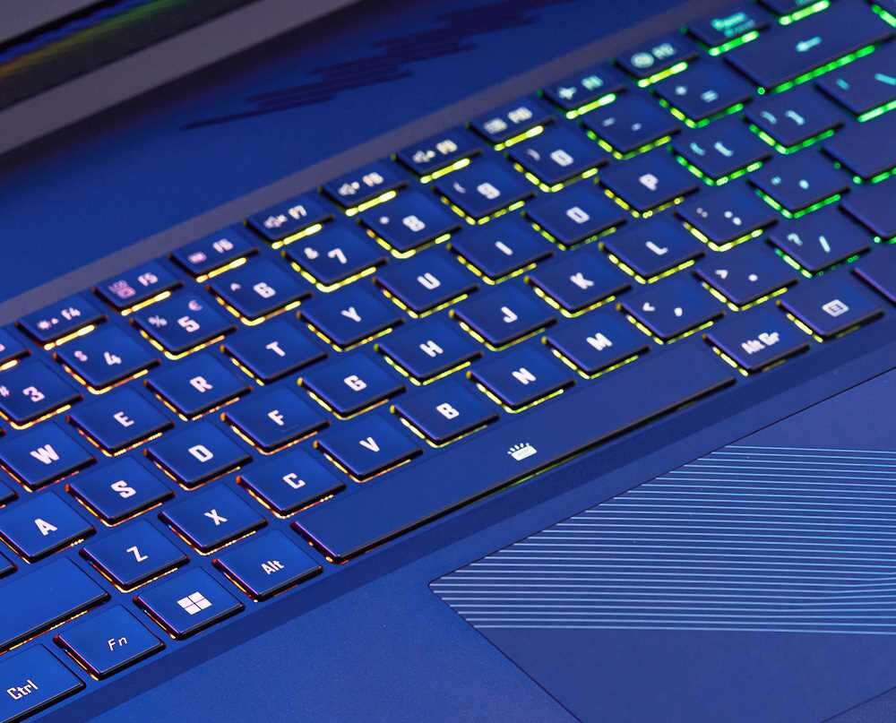 Laptop GIGABYTE Aorus 17H - anti-ghosting