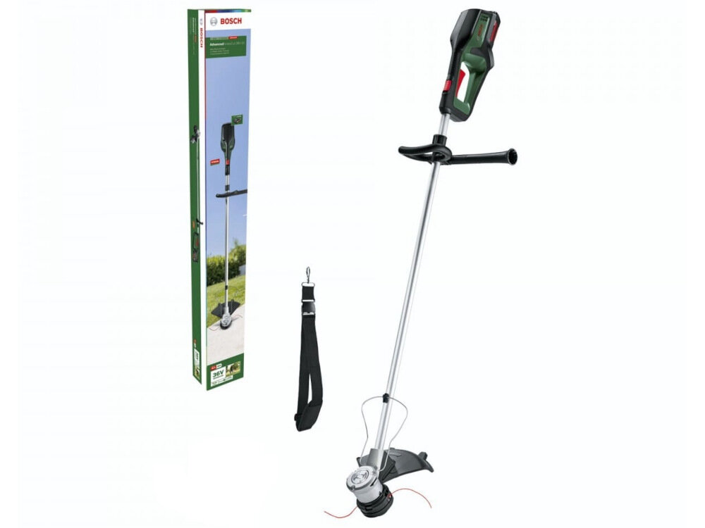 Podkaszarka akumulatorowa BOSCH Advanced GrassCut 36V-33 pas nośny instrukcja obsługi w języku polskim karta gwarancyjna