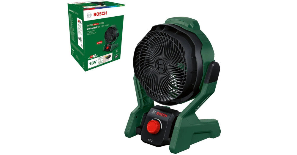 WENTYLATOR AKUMULATOROWY BOSCH UNIVERSALFAN 18V-1000 zestaw