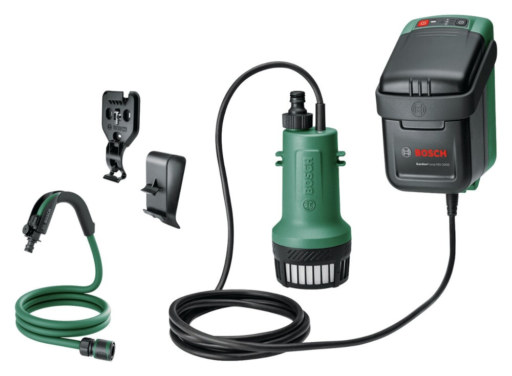 Pompa do wody BOSCH GardenPump 18V-2000 06008C4203 akumulatorowa zestaw