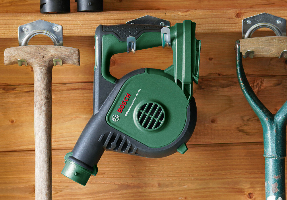 Dmuchawa do liści BOSCH UniversalLeafBlower 18V-130 06008A0601 zwiekszona odpornosc na pekanie z wysokiej jakosci tworzywa sztucznego latwe przechowywanie