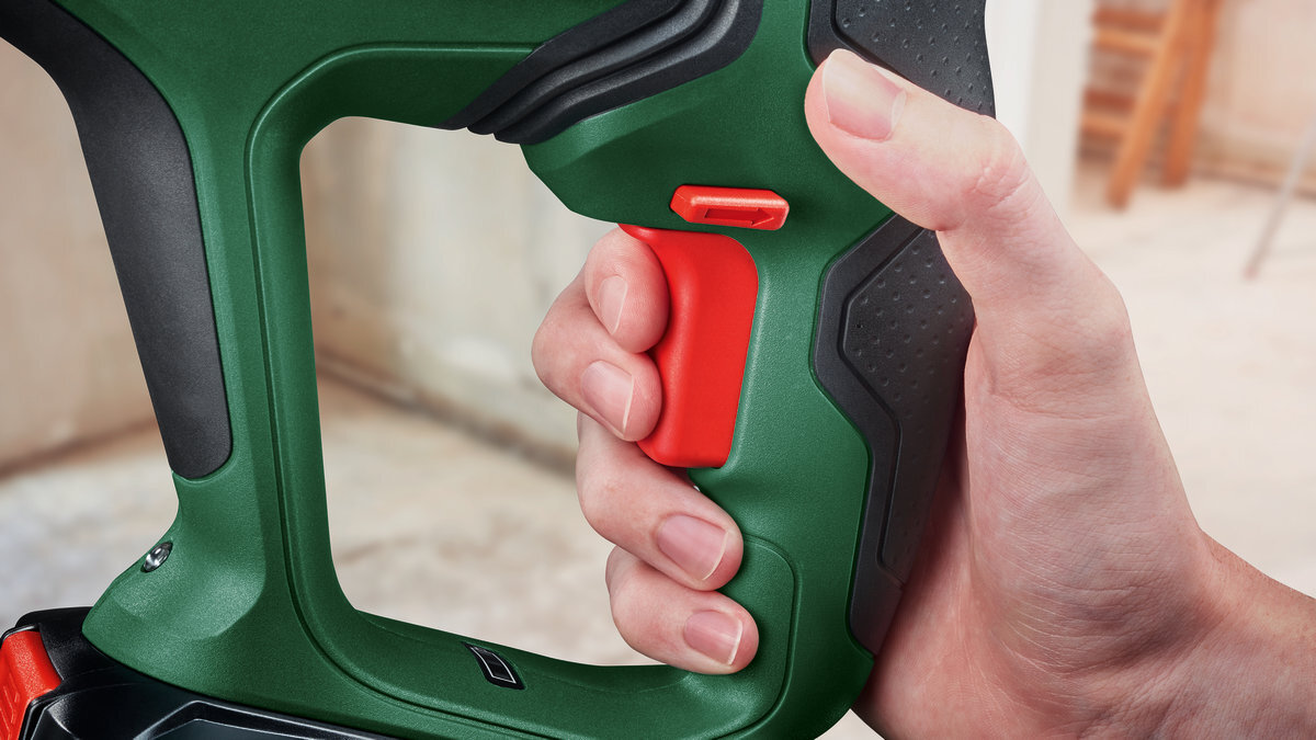 Młotowiertarka akumulatorowa BOSCH Universal Hammer 18V  funkcje wygoda łatwość użytkowanie rękojeść uchwyt