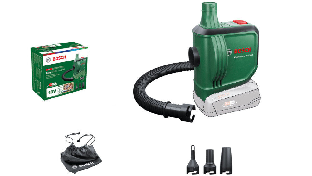 POMPKA AKUMULATOROWA BOSCH EASYINFLATE 18V-500 zestaw
