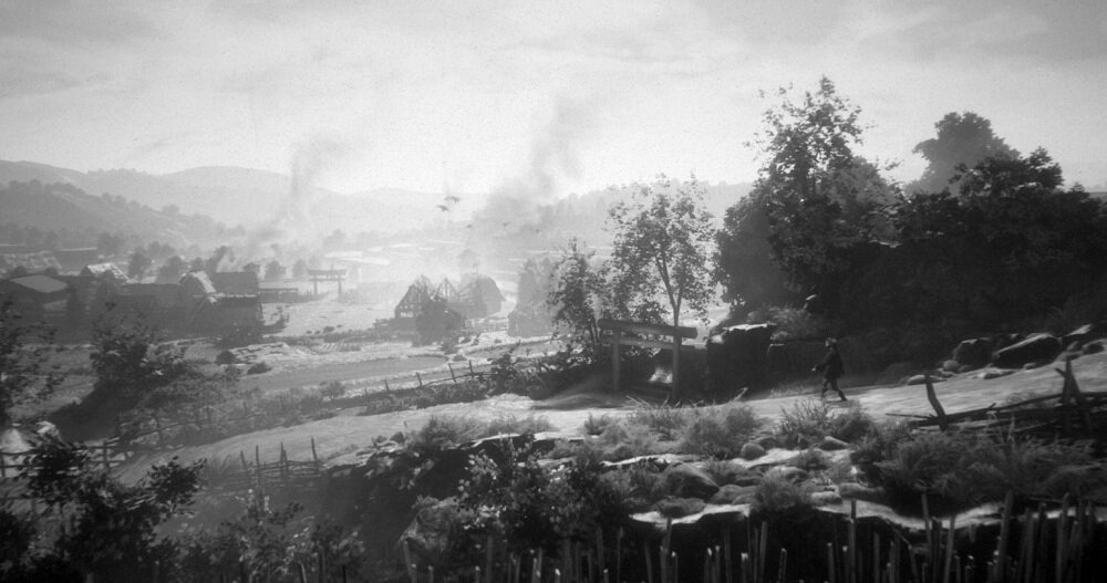 Trek To Yomi: Deluxe Edition Gra zawartośc bohater lud film ujęcia walka opowieść mityczna emocjonujący soundtrack